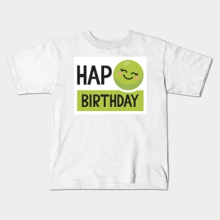 Hap-Pea (Happy) Birthday Kids T-Shirt